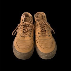 Sperry Tan Perforated High-Top Sneakers | Men’s Size 9.5